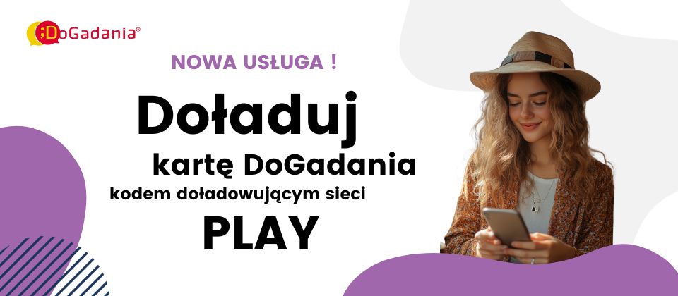 Doładuj kartę DoGadania kodem sieci Play