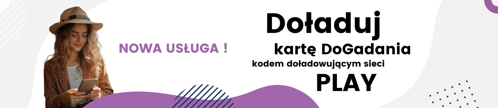 doładuj kartę Dogadania kodem Play